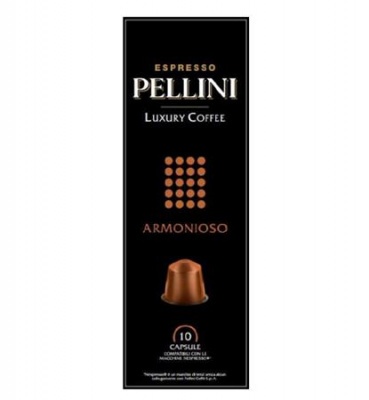 Kávékapszula, Nespresso® kompatibilis, 10 db, PELLINI, "Armonioso"