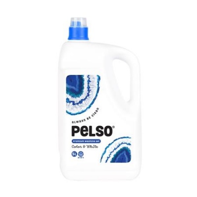 Mosógél, 5 l, PELSO "Prémium Color and White"