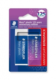 Radír, STAEDTLER "Mars® Plastic 526, 125 years", kék-lila