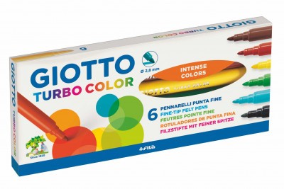 Filctoll készlet 6 db-os Giotto Turbo Color