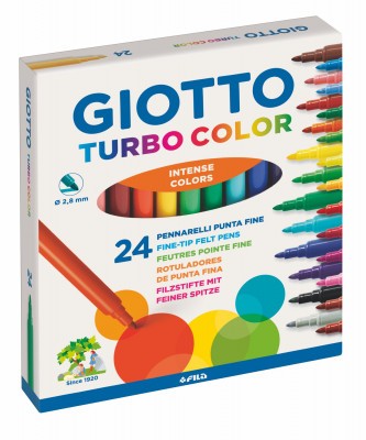 Filctoll készlet 24 db-os Giotto Turbo Color