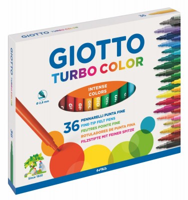 Filctoll készlet 36 db-os Giotto Turbo Color