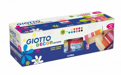 Akrilfesték 12 db-os Giotto (12x25 ml)